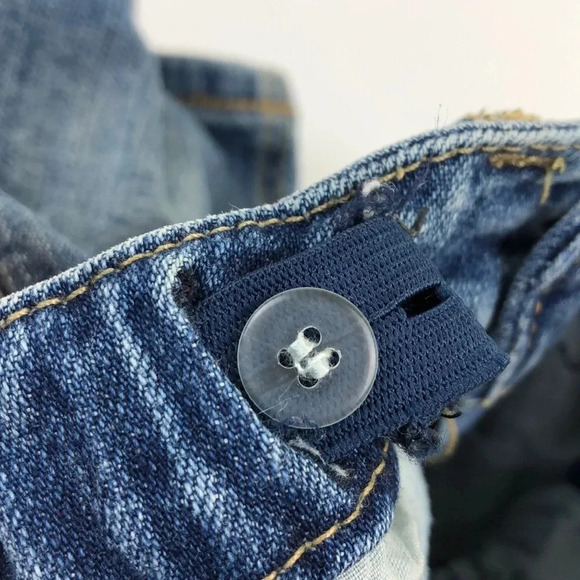 FREE STYLE EUC GIRLS JEAN SHORTS BOTTOMS DENIM SUMMER CASUAL BEACH POOL SIZE 4T - Picture 9 of 9